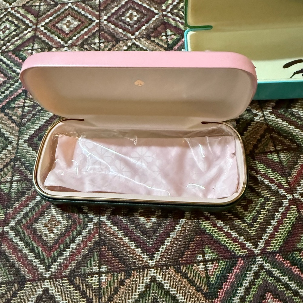 Kate Spade  Green and Pink Lot of 2 Eyeglasses Cases - Picture 5 of 8